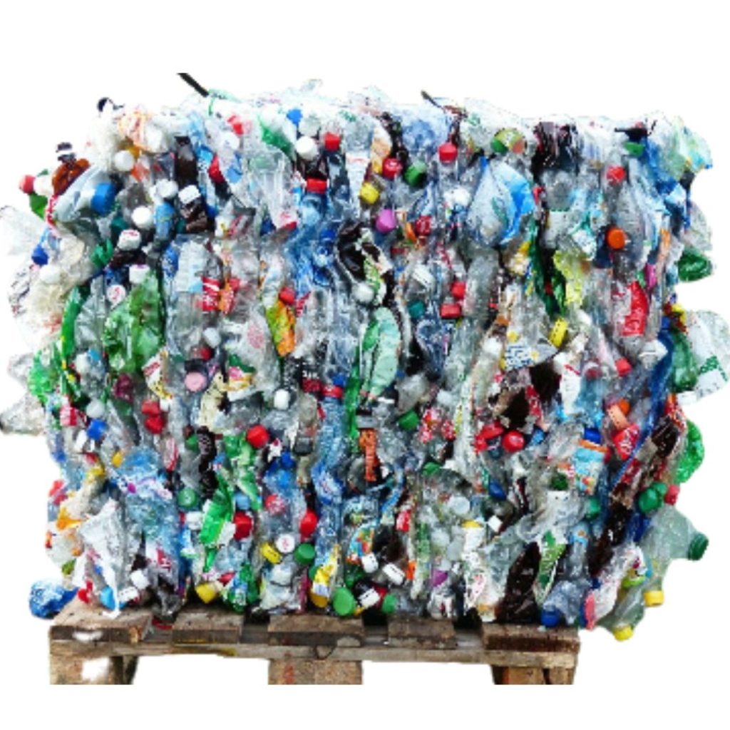 Large collection of plastic bottles