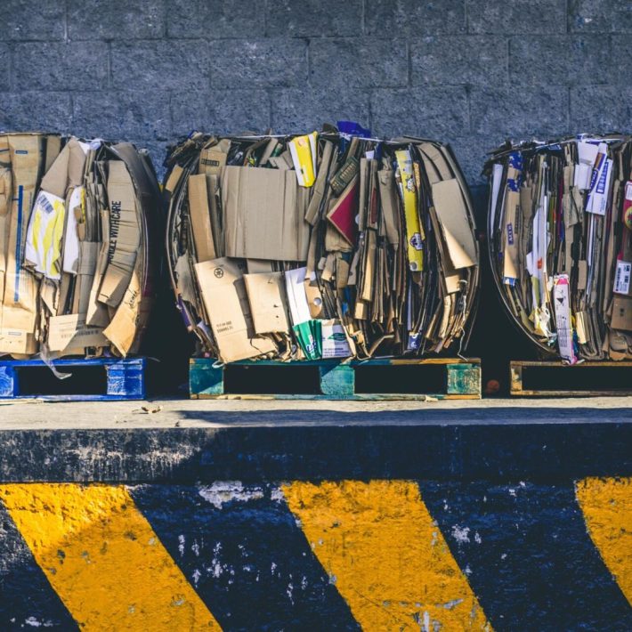 Packs of waste