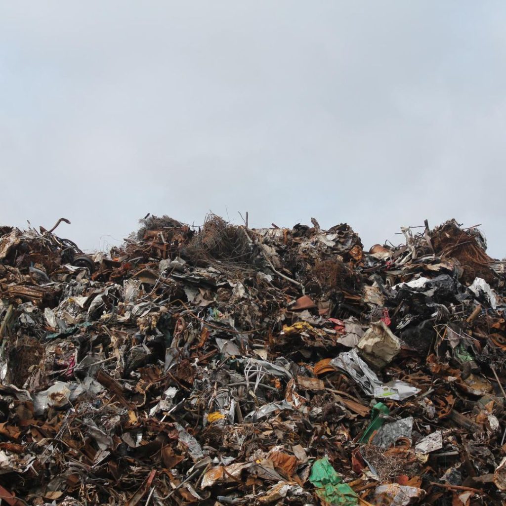 A refuse site