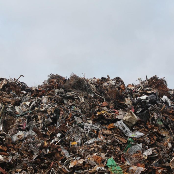 A refuse site