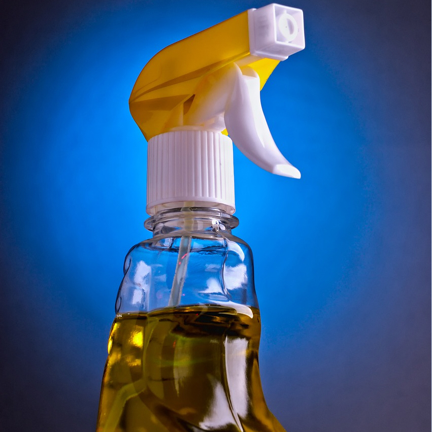 Top half of a spray bottle