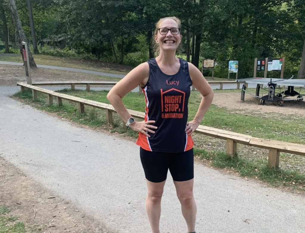 sitemark sponsor lucy egdar's London marathon challenge